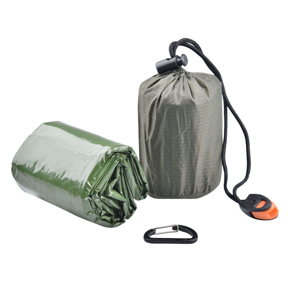 Survival Blanket Reflective - 210x90cm PE Portable Reflective Layer Sun