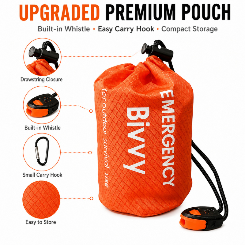 2 Pack Emergency Sleeping Bag, - Bivy Bag Emergency 评论和价格