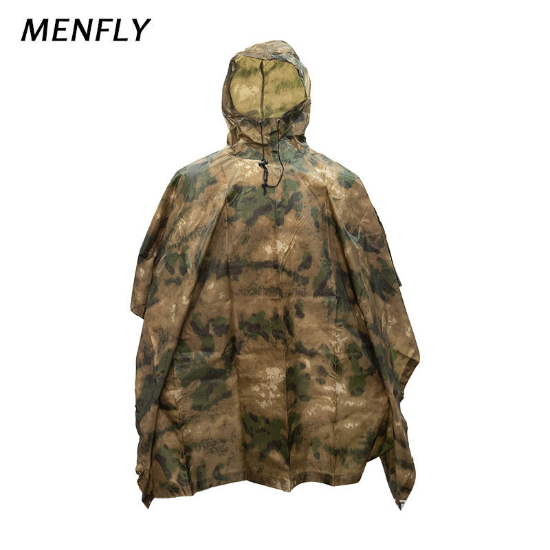 MENFLY ATFG Moss Camouflage Ta - Emergency Poncho Rain 评论和价格