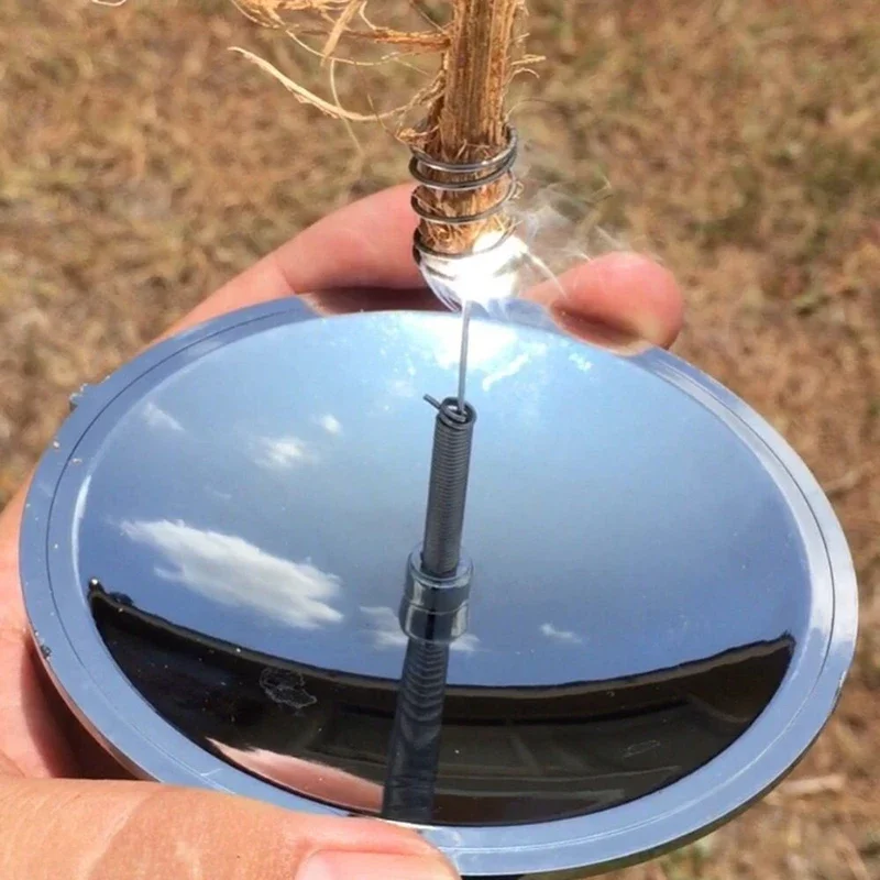 1PC Outdoor Solar Lighter Camp - Fire Starting Kit 评论和价格