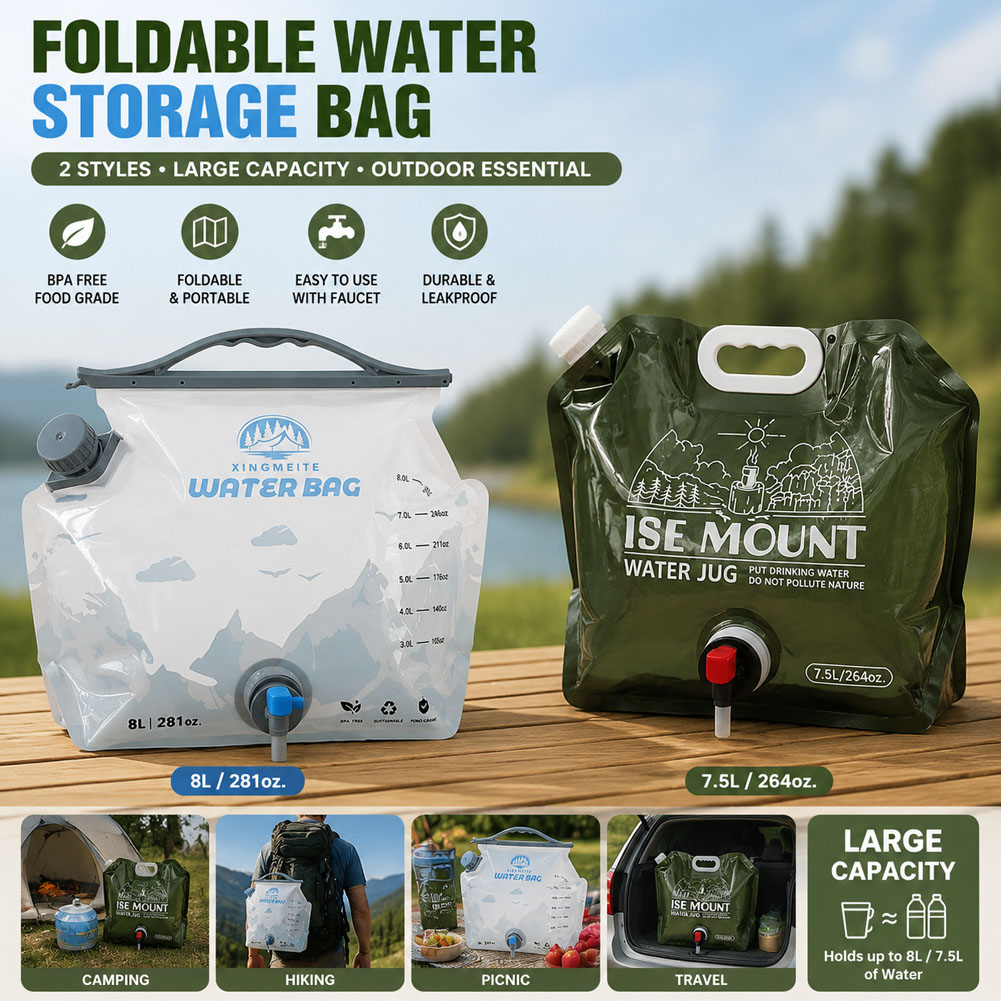 8L Large Capacity Outdoor Fold - Water Bag Collapsible 评论和价格
