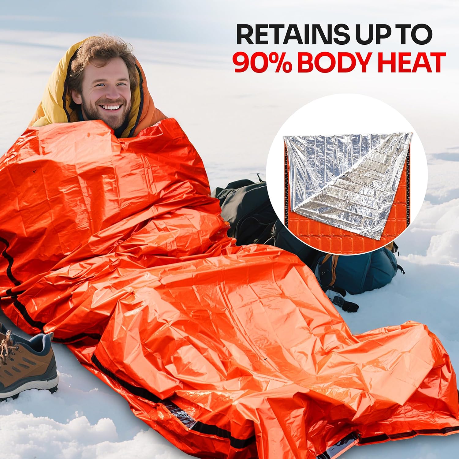 Emergency Sleeping Bag for Sur - Emergency Mylar Tent 评论和价格