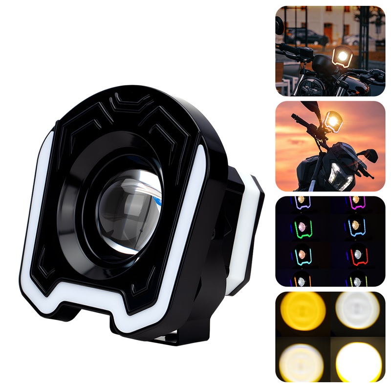 4inch Motorcycle LED Spotlight - Sos Light Strobe 评论和价格